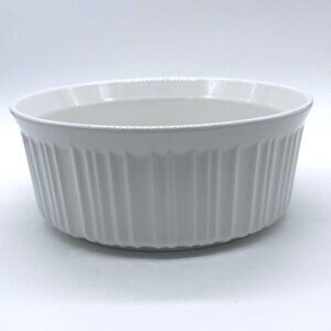 Corning Ware French White F-5-B 1.6 L, 1 1/2 QT Casserole Baking Dish no lid